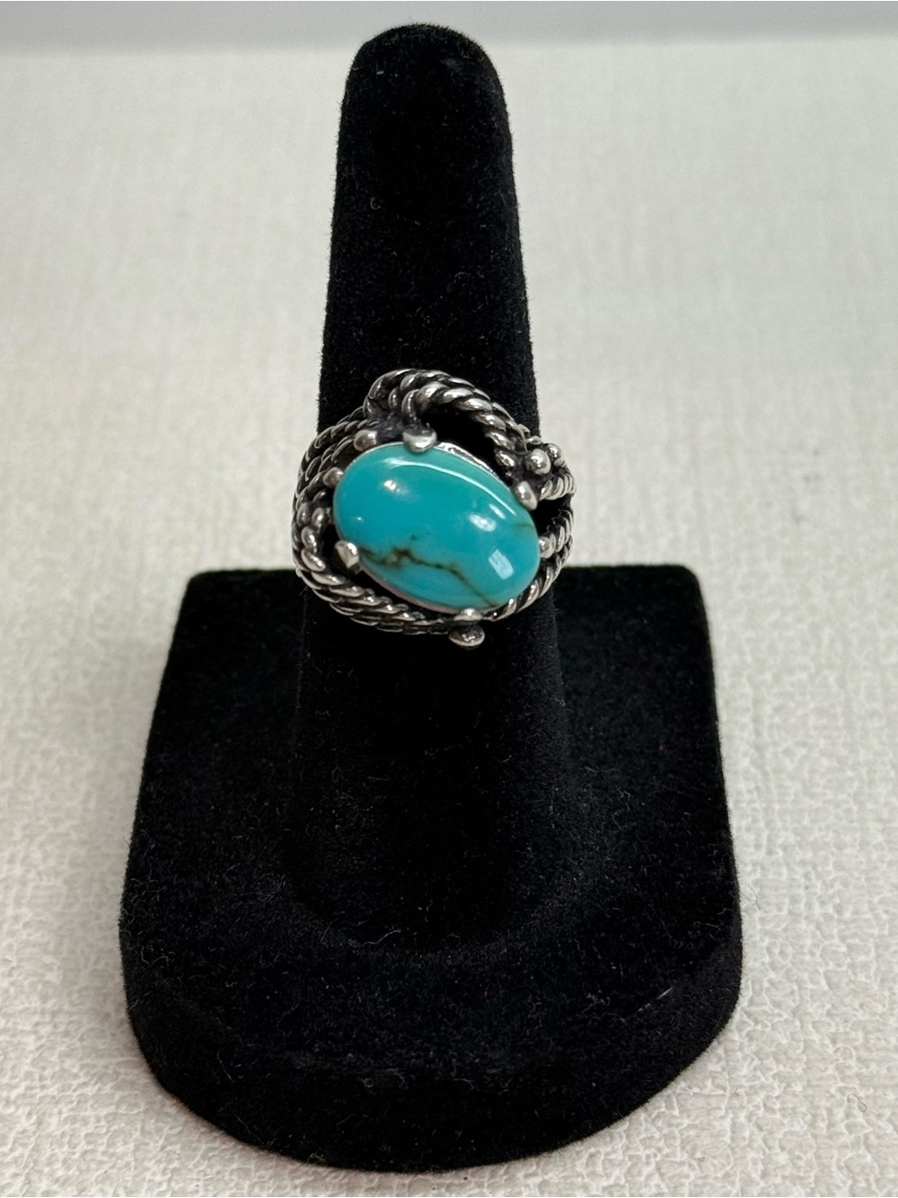 Vintage Sterling Silver and Turquoise ring size 6